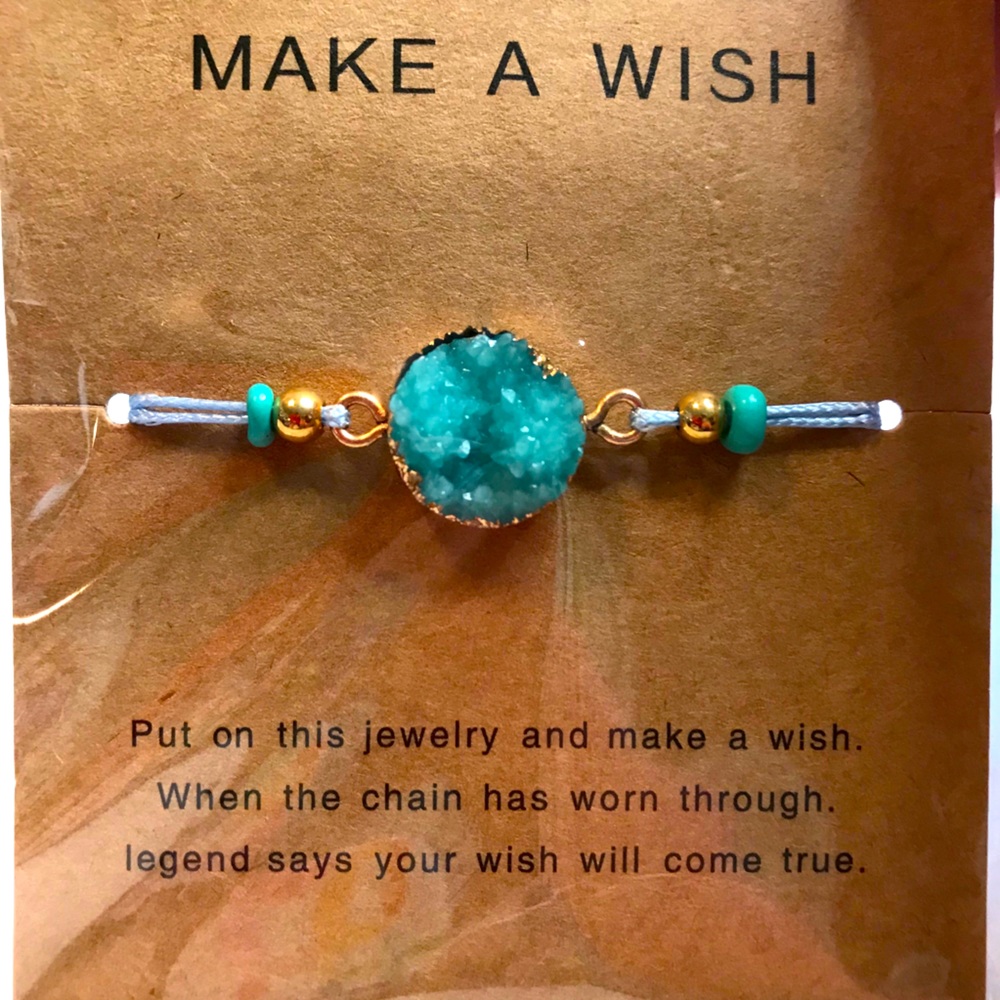 Make A Wish Bracelet- Turquoise